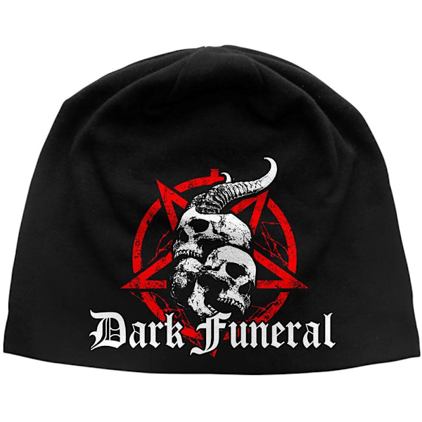 Dark Funeral Unisex Vuxen Skulls & Pentagram Mössa One Size Bl Black One Size