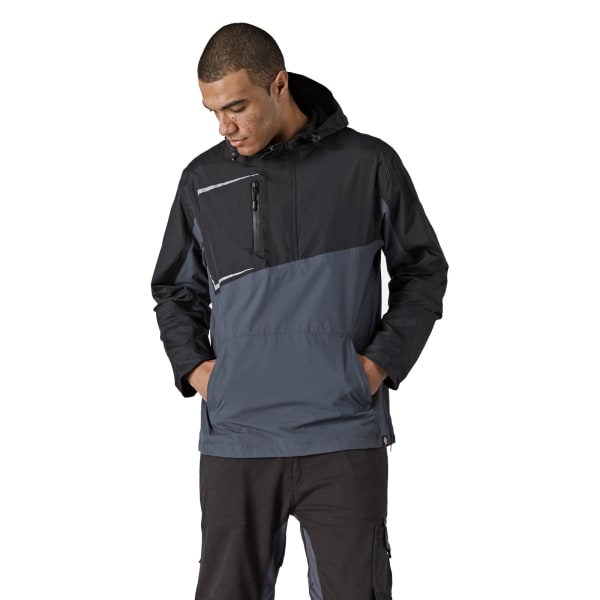 Dickies Mens Generation Overhead Contrast Waterproof Jacket XL New Grey/Black XL
