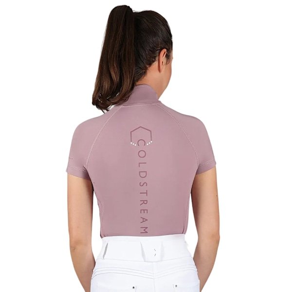 Coldstream Dam/Dam Midlem Kortärmad Underställströja XS Dusty Pink XS