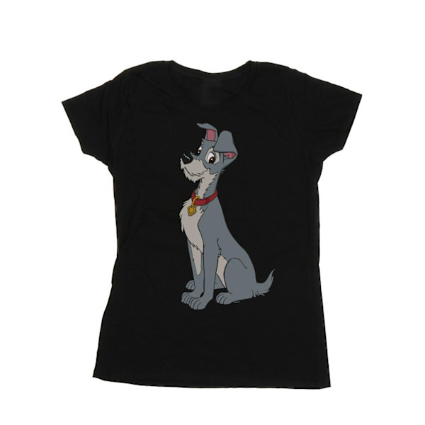 Disney Dam/Kvinnor Lady Och Lufsen Spaghetti Hjärta Bomull Black XL