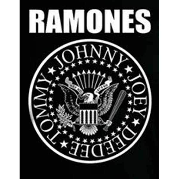 Ramones Dam/Dam Seal Bomull Skinny T-shirt XXL Svart Black XXL