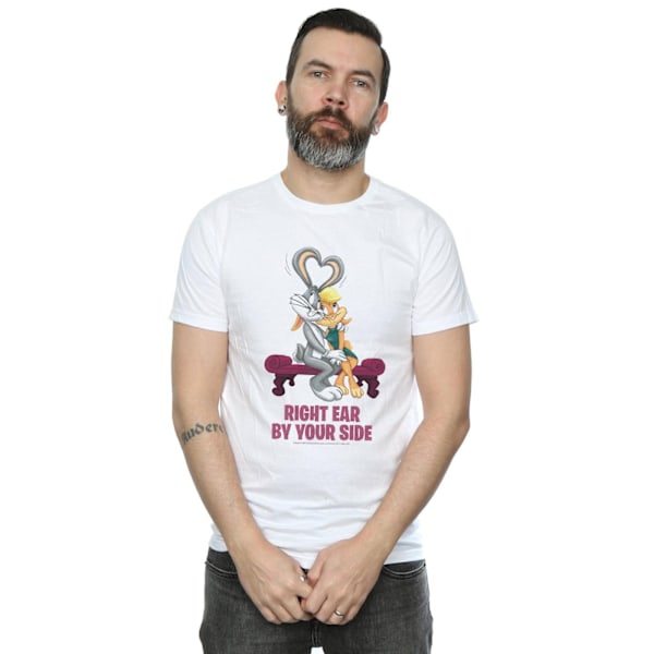 Looney Tunes Herr Bugs And Lola Valentine´s Cuddle T-Shirt 3XL White 3XL