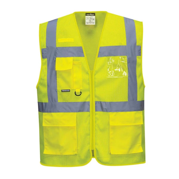 Portwest Athens Mesh Hi-Vis Väst M Gul Yellow M