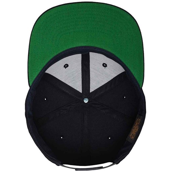 Flexfit Classic Snapback Cap för män, One Size, Mörkblå Dark Navy One Size