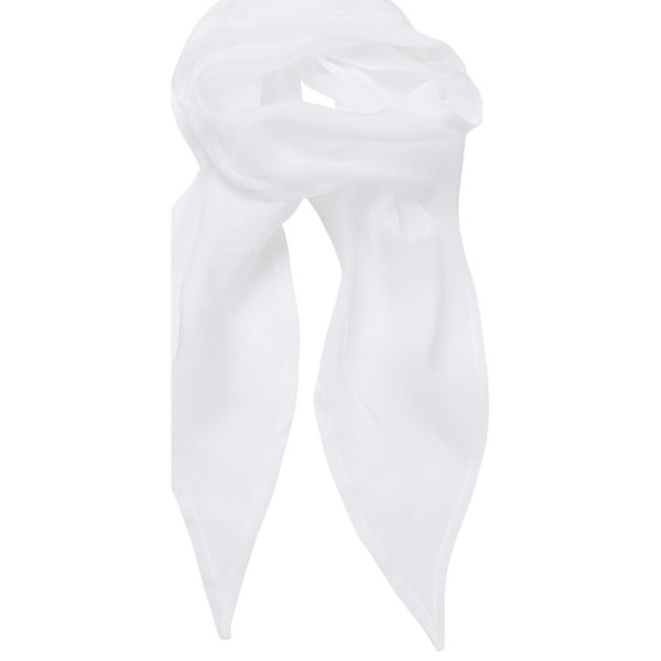Premier Unisex Vuxen Färger Chiffong Scarf En Storlek Vit White One Size