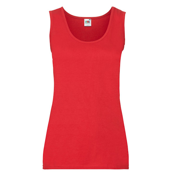 Fruit of the Loom Dam/Damer Värde Tank Top M Röd Red M