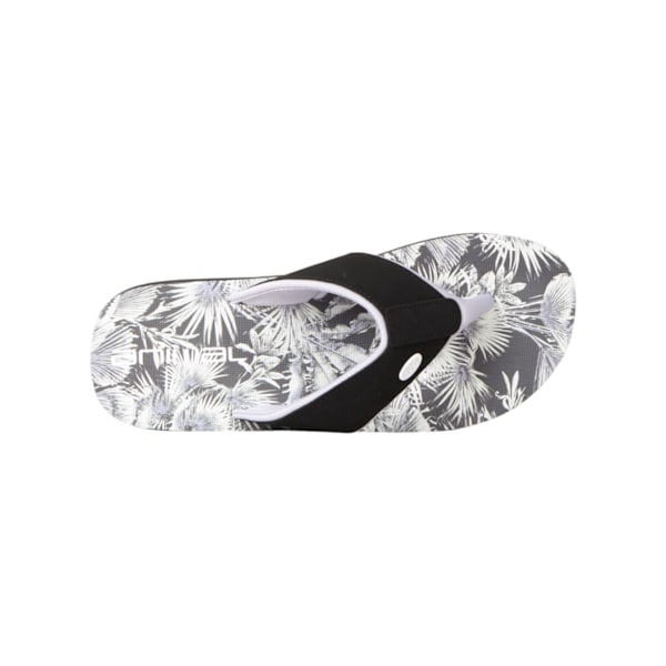Animal Dam/Kvinna Swish Palm Print Återvunna Flip Flops Storlek 8 UK Lilac 8 UK