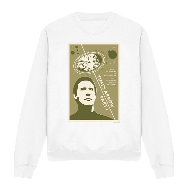 Star Trek Unisex Vuxen The Next Generation Säsong 5 Avsnitt 26 White M