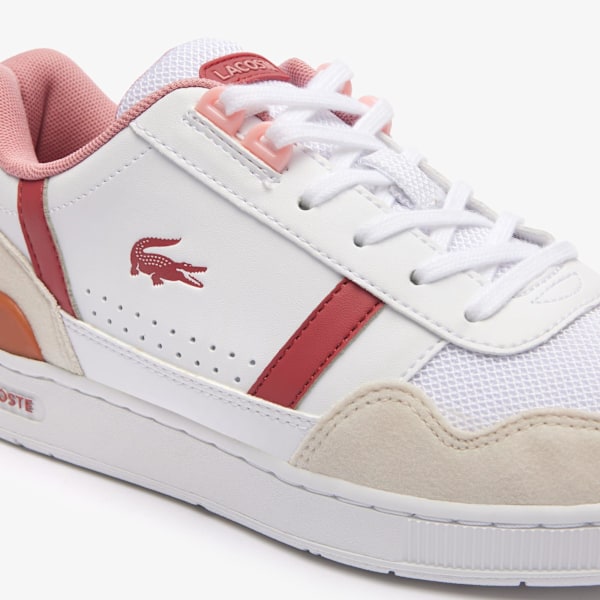 Lacoste Barn/Ungdom T-Clip Snörskor 5.5 UK Vit/Rosa White/Pink 5.5 UK