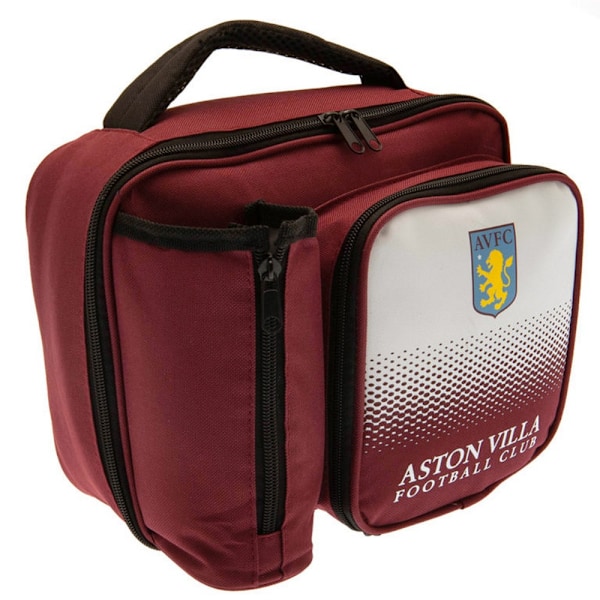 Aston Villa FC Fade Lunch Bag One Size Claret Red/White Claret Red/White One Size