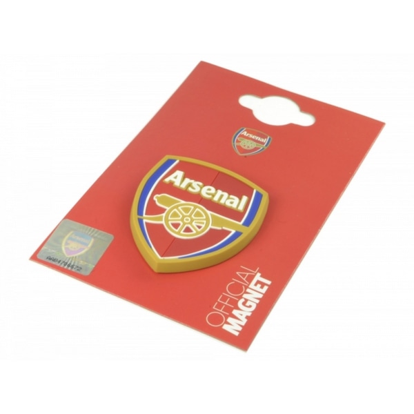 Arsenal FC officiella fotbollvapen Kylskåpsmagnet En one size Röd Red One Size
