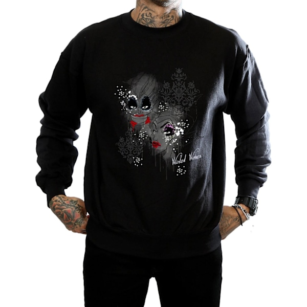 Disney Mens Villains Wicked Women Sweatshirt M Svart Black M