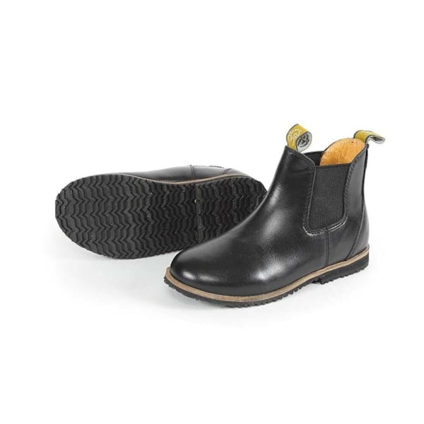 Moretta Barn/Barn Fiora Läder Jodhpur Stövlar 10 UK Barn Black 10 UK Child