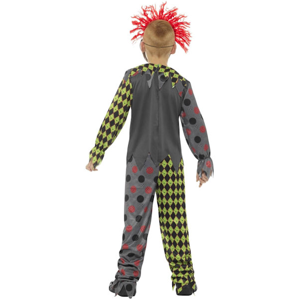 Smiffys Barn/Barn Deluxe Twisted Clown Kostymset 13-14 År Multicoloured 13-14 Years
