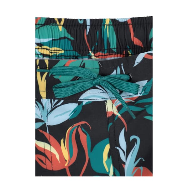 Mountain Warehouse Dam/Dam Mönstrade Stretch Flowers Boardshorts Black 10 UK