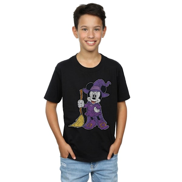 Disney Pojkar Minnie Mouse Häxdräkt T-shirt 7-8 År Svart Black 7-8 Years