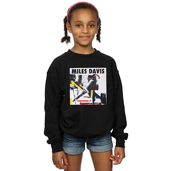 Miles Davis Girls Rubberband EP Sweatshirt 12-13 år Svart Black 12-13 Years
