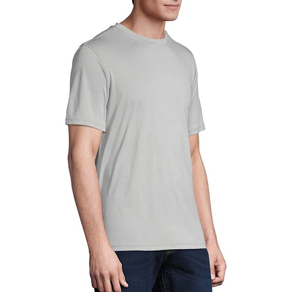 Haynes herr Perfect Weekend Heather T-shirt XXL grå Grey XXL