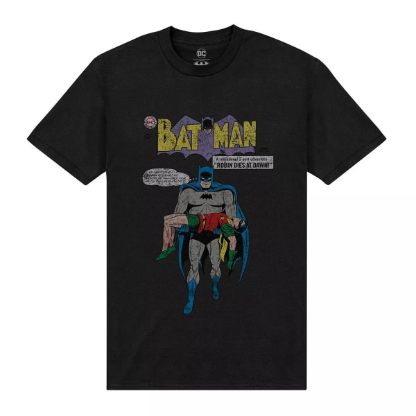 Batman Unisex Vuxen Robin Dies At Dawn T-shirt 4XL Svart Black 4XL