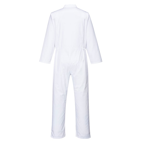 Portwest Unisex Vuxen Livsmedelsbranschens Överaller Storlek L Vit White L