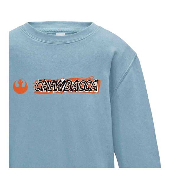 Star Wars Barn/Kids Chewbacca Tröja 7-8 År Blå Blue 7-8 Years