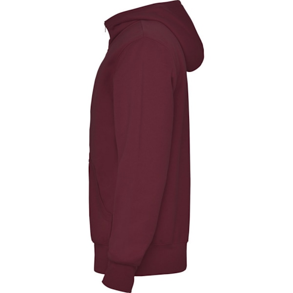 Roly Unisex Vuxen Montblanc Full Zip Hoodie XXL Granat Garnet XXL