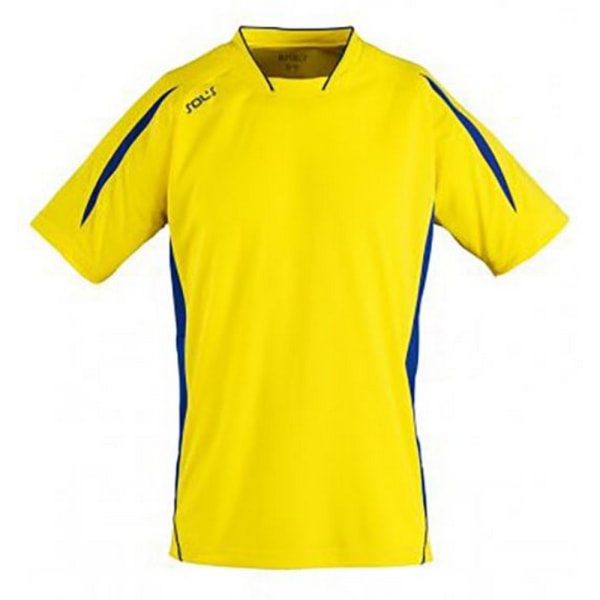 SOLS Herr Maracana 2 Kortärmad fotboll T-shirt XL Orange/Bl Orange/Black XL