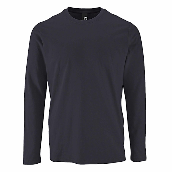 SOLS Imperial Långärmad T-shirt för Män L Musgrå Mouse Grey L