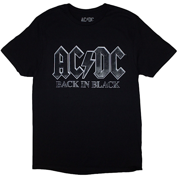 AC/DC Unisex Vuxen Back In Black PWR-UP EU Tour ´24 Baktryck Black 3XL