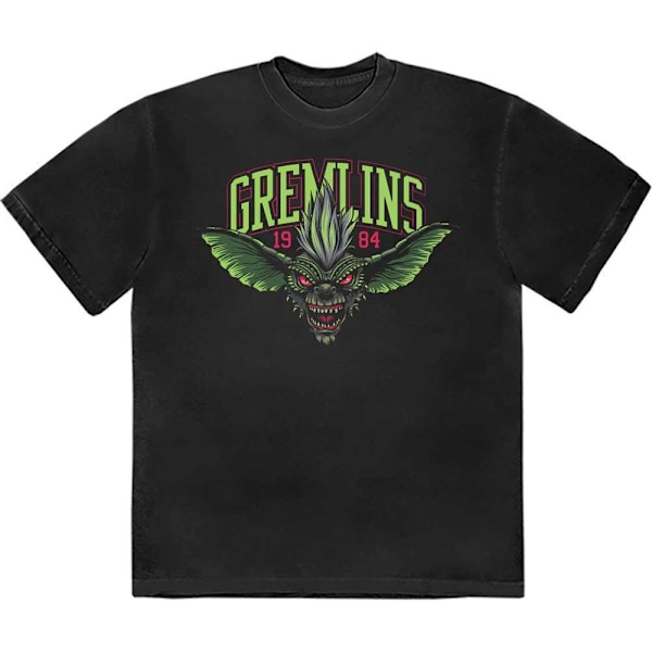 Gremlins Unisex Vuxen 1984 Randig T-shirt L Svart/Grön Black/Green L