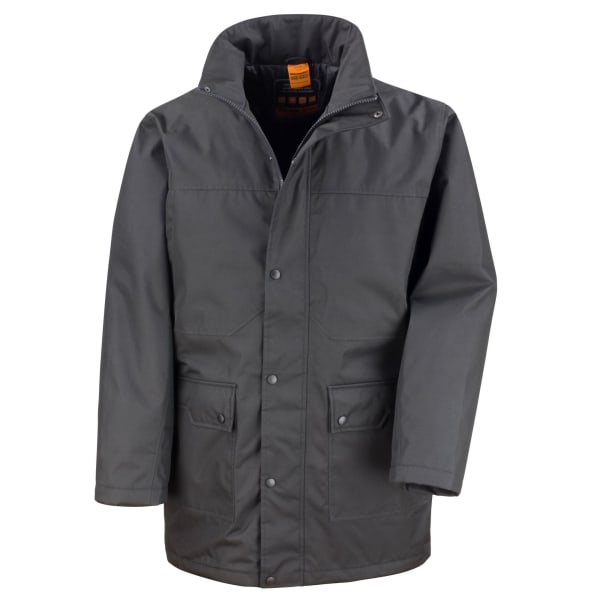 WORK-GUARD by Result Mens Platinum Managers Soft Shell Jacket S Black S
