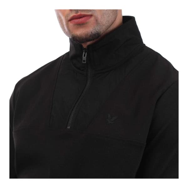 Lyle & Scott Herr Hybrid Sweatshirt L Svart Black L