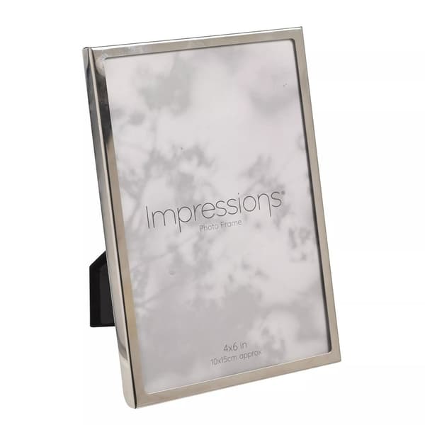 Widdop Impressions Metallfotoram En Storlek Silver Silver One Size