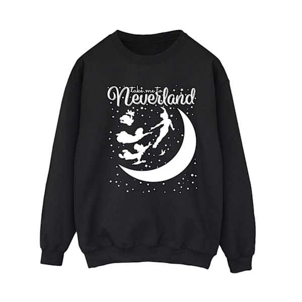 Disney Dam/Kvinnor Peter Pan Ta Mig Till Neverland Sweatshirt Black S