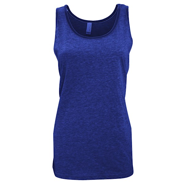 Canvas Vuxen Unisex Jersey Ärmlös Tank Top XS Heather Navy Heather Navy Blue XS