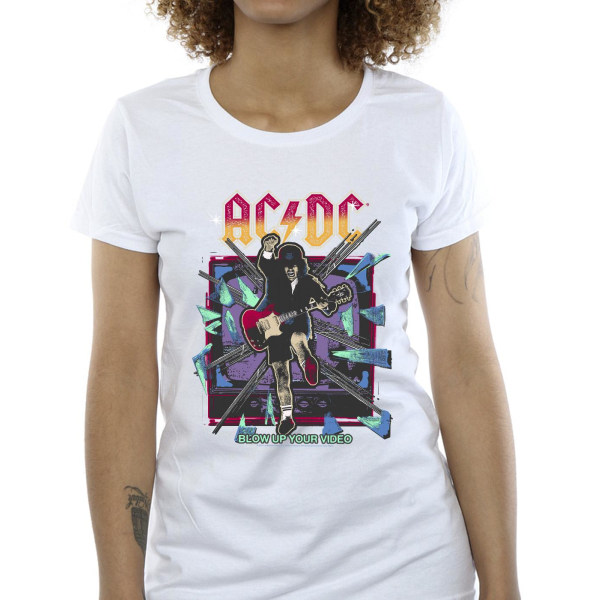 ACDC Dam/dam Blow Up Your Video Jump Cotton T-Shirt L Whi White L