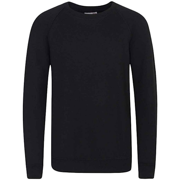 Awdis Barn/Barn Akademi Raglan Sweatshirt 5-6 År Svart Black 5-6 Years