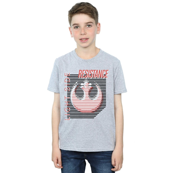 Star Wars Boys The Last Jedi Light Side T-Shirt 5-6 år Sport Sports Grey 5-6 Years