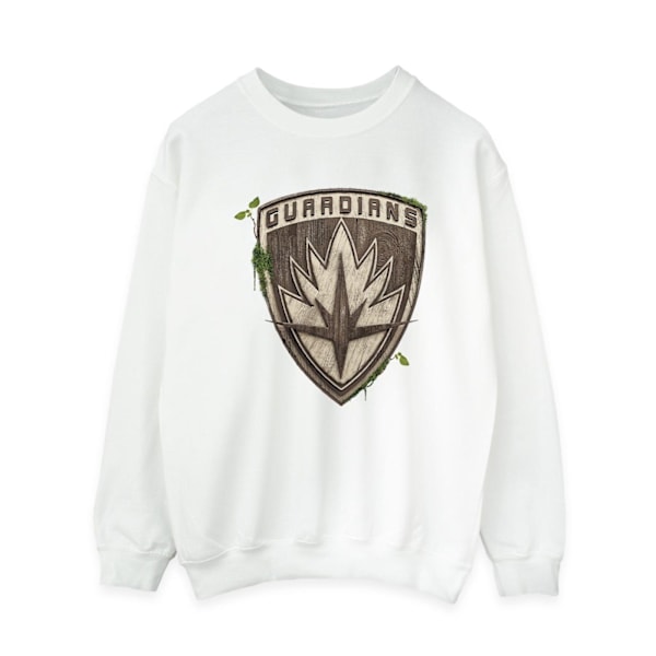 Marvel Dam/Kvinnor Jag Är Groot Guardian Emblem Sweatshirt XL W White XL