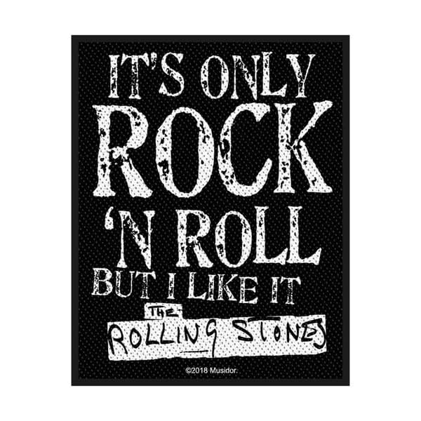 The Rolling Stones It´s Only Rock N Roll Standard Patch One Size Black/White One Size