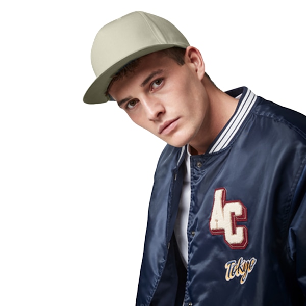 Beechfield 5 Panel Organic Baseball Cap One Size Stone Stone One Size