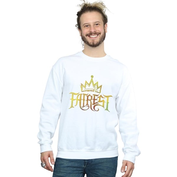 Disney Mens The Descendants Fairest Gold Sweatshirt M Vit White M