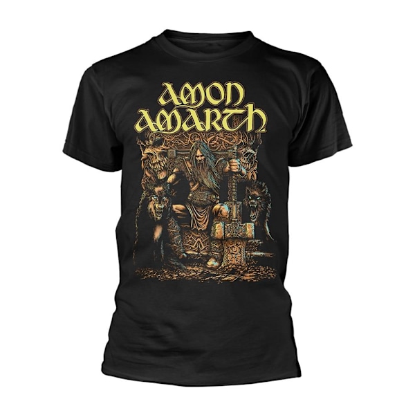 Amon Amarth Unisex Vuxen Thor T-Shirt S Svart Black S