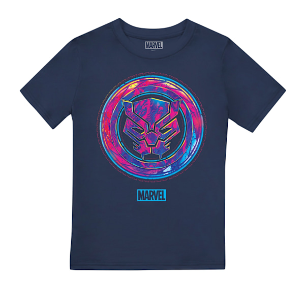 Black Panther Barn/Kids Cyber Panther T-shirt 12-13 år Navy 12-13 Years