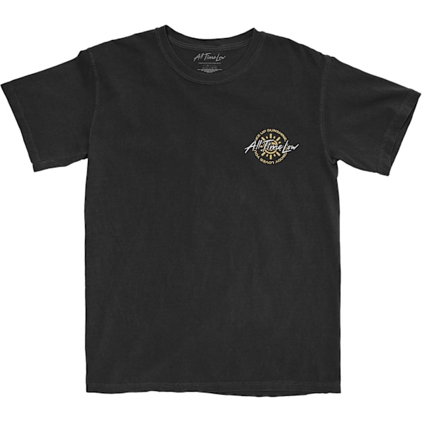 All Time Low Unisex Vuxen Wake Up Sunshine Spårlista Bomull T- Black S
