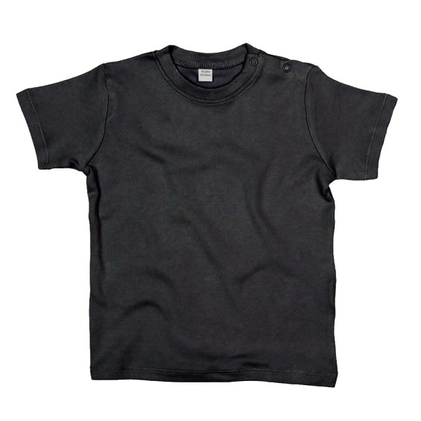 Babybugz Baby Kortärmad T-Shirt 0-3 Kolgrå Melange Charcoal Grey Melange 0-3