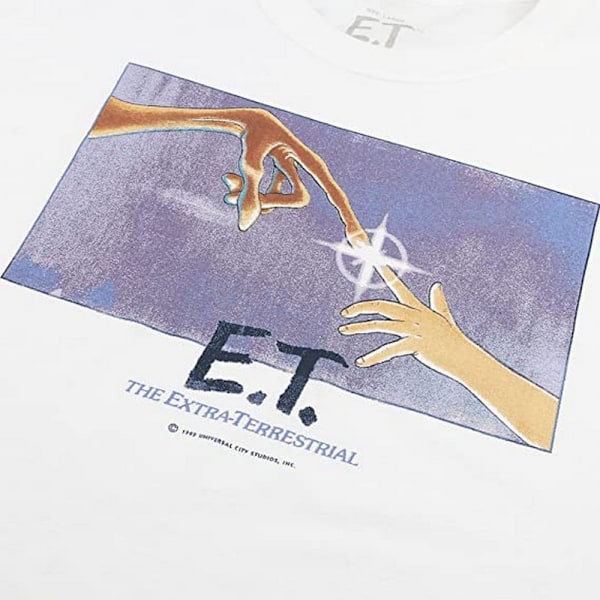 E.T. Herr Box T-shirt L Vit White L