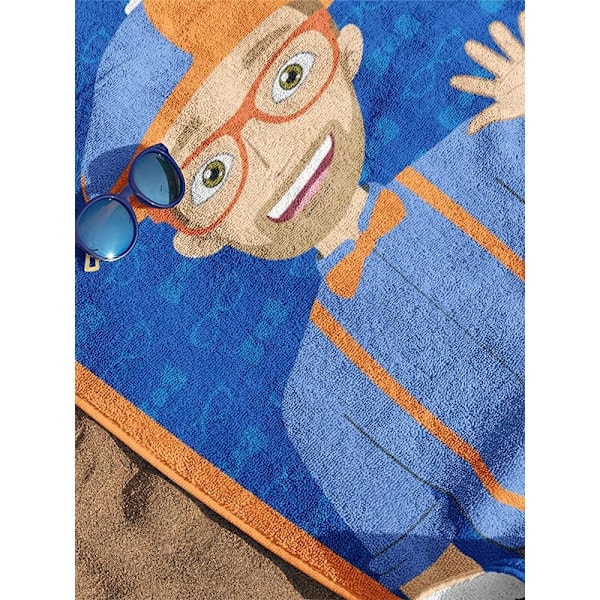 Blippi Strandhandduk One Size Blå/Orange Blue/Orange One Size
