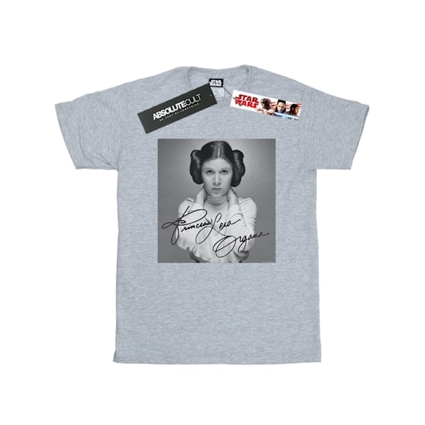 Star Wars Boys Princess Leia Organa T-shirt 5-6 år Sports Grå Sports Grey 5-6 Years