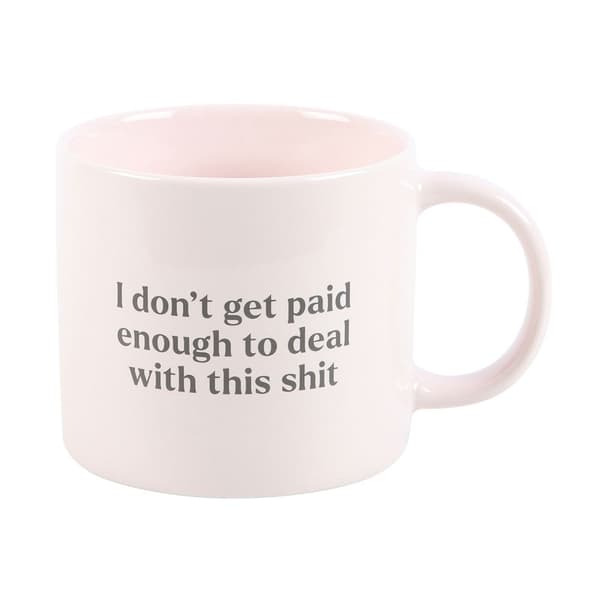 Something Different I Don´t Get Paid Enough (For This Shit) Mugg White/Black One Size